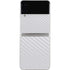 White Carbon Fiber Specialty Texture Material Galaxy Z Flip4 5G Skin